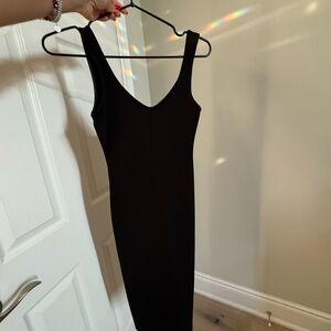 Babaton - black midi dress